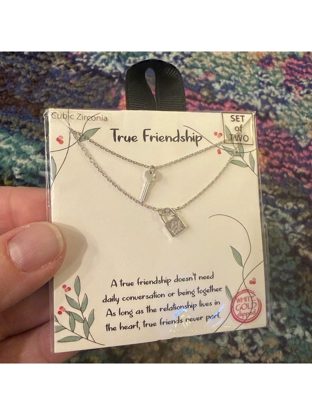 True Friendship Necklaces Set Gold Dipped NEW